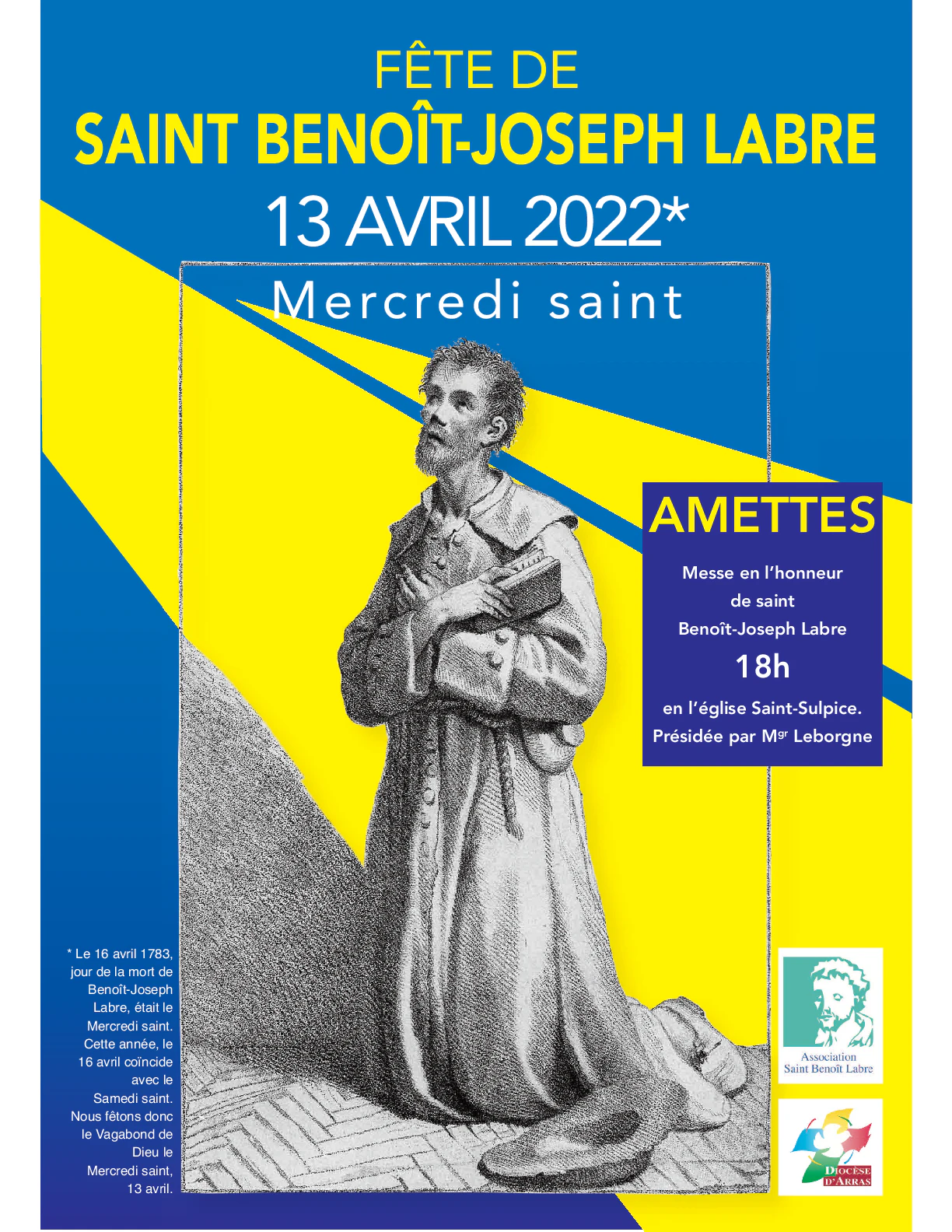 Fête de saint Benît Labre