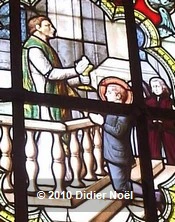 détail d'un vitrail