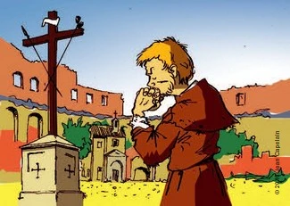 Benoît Labre au Colisée de Rome